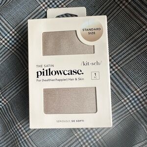 Kitsch Satin Standard Size Pillowcase in Champagne 1 pc